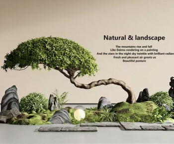 New Chinese Style Plant Landscaping-ID:990273006