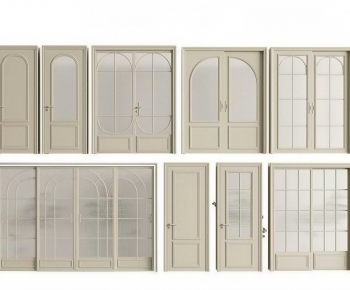 French Style Single Door-ID:824594021