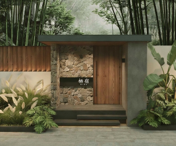 Modern Facade Element-ID:905091057