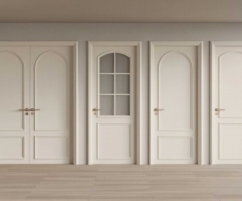 French Style Single Door-ID:121144066