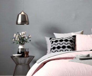 Nordic Style Double Bed-ID:513303045