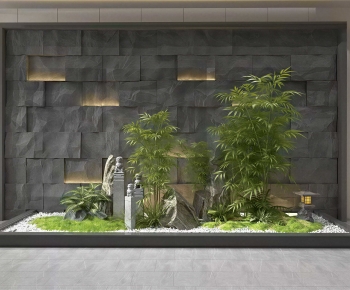 New Chinese Style Plant Landscaping-ID:809994943