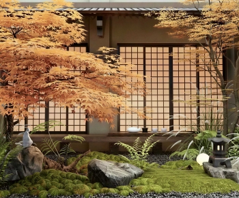 Japanese Style Courtyard/landscape-ID:642137052