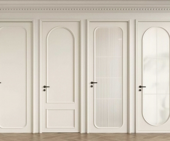 French Style Single Door-ID:807792901