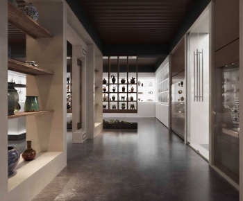 New Chinese Style Exhibition Hall-ID:829839783