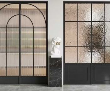 French Style Sliding Door-ID:607162952