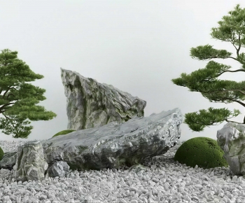 New Chinese Style Garden-ID:664344076