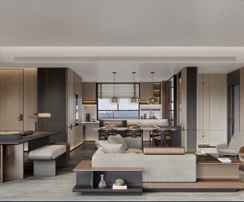 Modern A Living Room-ID:704294923