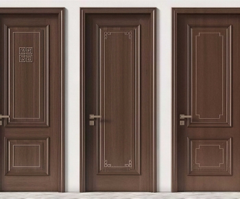 New Chinese Style Single Door-ID:810558086