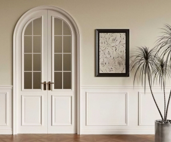 French Style Single Door-ID:245481975