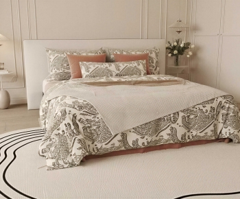 Modern Double Bed-ID:350728037