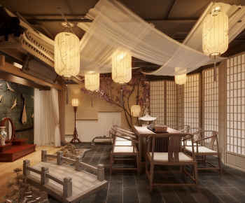 New Chinese Style Tea House-ID:120078099