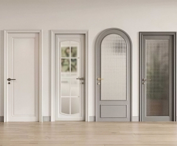 French Style Single Door-ID:129509093