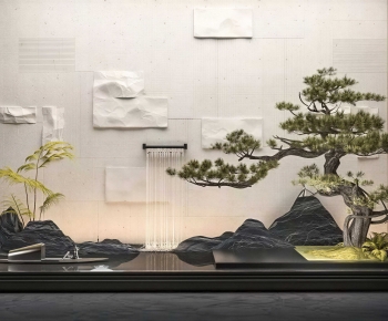 New Chinese Style Rockery Waterscape-ID:508306035