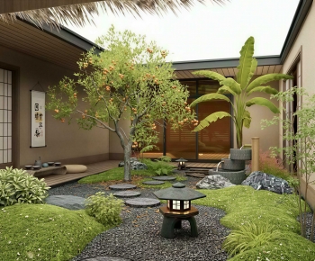 Japanese Style Courtyard/landscape-ID:961452966