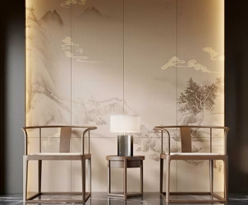 New Chinese Style Lounge Chair-ID:172477013