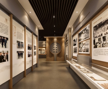 Modern Exhibition Hall-ID:494941951