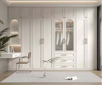 Modern Clothes Storage Area-ID:608730364