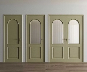 French Style Single Door-ID:986390116