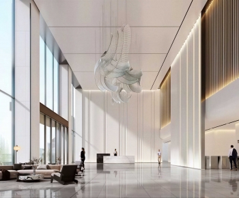 Modern Office Reception Desk-ID:153521069