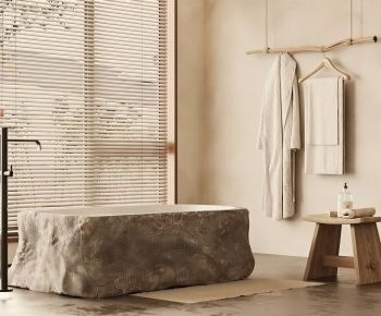 Wabi-sabi Style Bathtub-ID:110188015