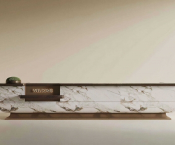 Modern Reception Desk-ID:415150889