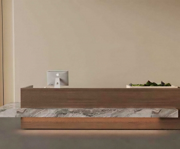 New Chinese Style Reception Desk-ID:812105892