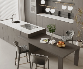 Modern Dining Table And Chairs-ID:729454999