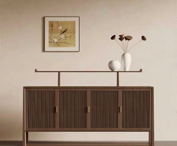 New Chinese Style Side Cabinet-ID:563879971