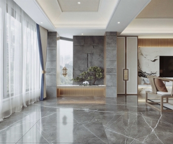 New Chinese Style Leisure Balcony-ID:139122968