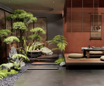 New Chinese Style Plant Landscaping-ID:471662045