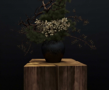 New Chinese Style Potted Green Plant-ID:218854902