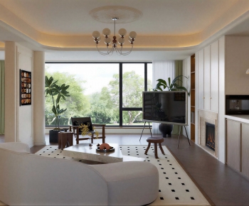 Modern A Living Room-ID:911361936