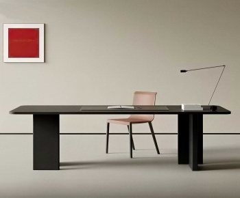 Modern Computer Desk And Chair-ID:369379047