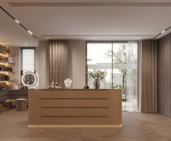 Modern Clothes Storage Area-ID:285859113