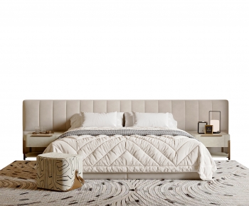 Modern Double Bed-ID:426559938