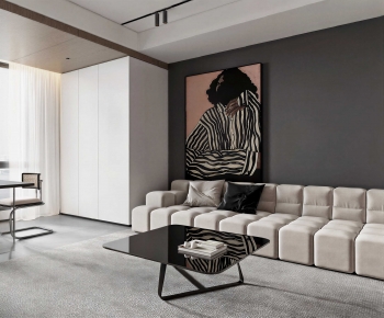 Modern A Living Room-ID:954589885