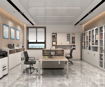 Modern Manager's Office-ID:797399044