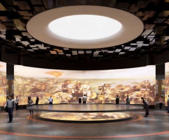 New Chinese Style Exhibition Hall-ID:420152902