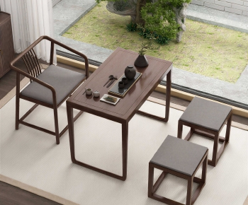 New Chinese Style Tea Tables And Chairs-ID:751760969