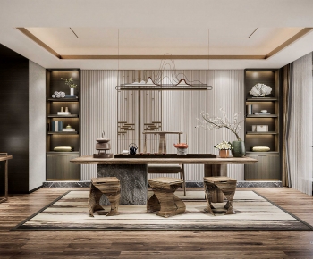 New Chinese Style Tea House-ID:653465991