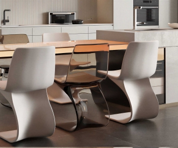Modern Dining Table And Chairs-ID:759244929