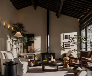 Modern A Living Room-ID:406527045