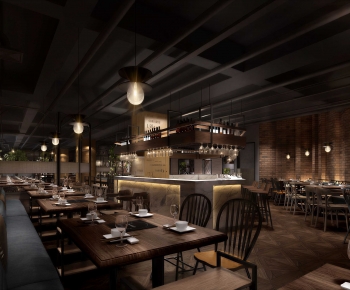 Industrial Style Restaurant-ID:720765111