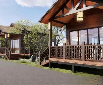 New Chinese Style Appearance Of Commercial Building-ID:986340056