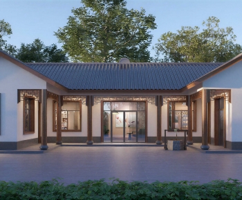 New Chinese Style Courtyard/landscape-ID:460999077