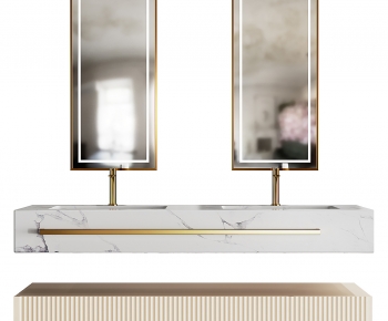 Modern Bathroom Cabinet-ID:372044095