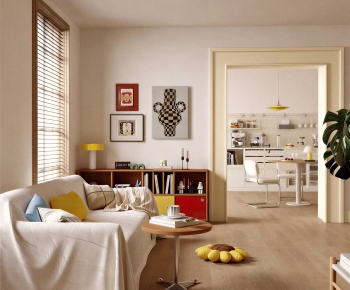 Modern A Living Room-ID:764952908