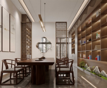 New Chinese Style Tea House-ID:919039282