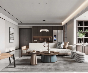 Modern A Living Room-ID:484483967